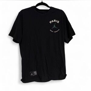 Rare Jordan Black Tee with Paris Logo